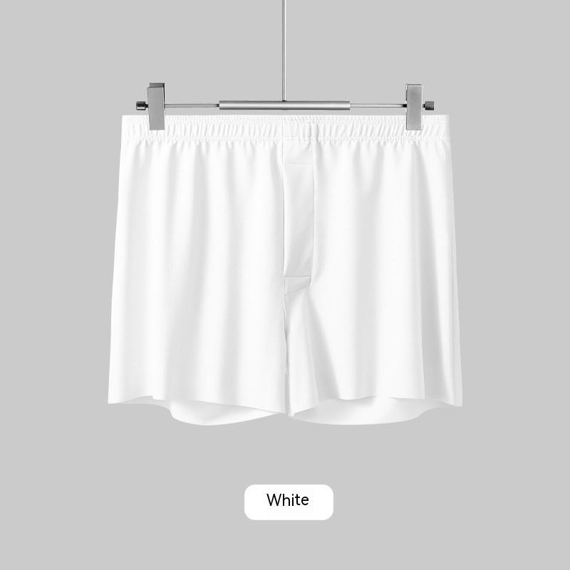 Men's Ice Silk Seamless Boxer Cool Quick-drying Beach Pants Underwear
