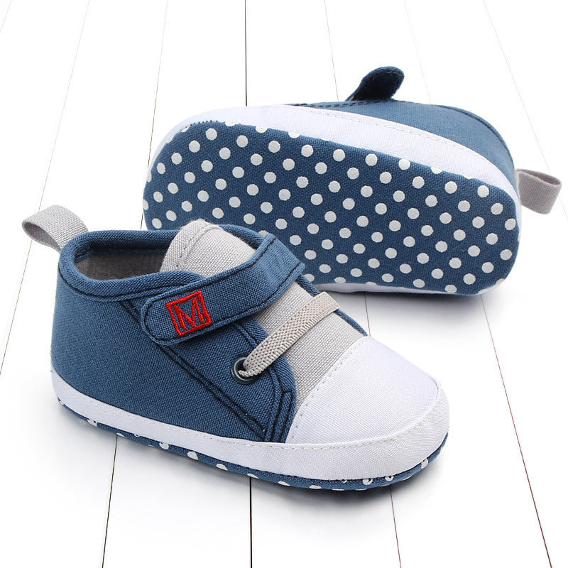 Soft sole baby canvas shoes