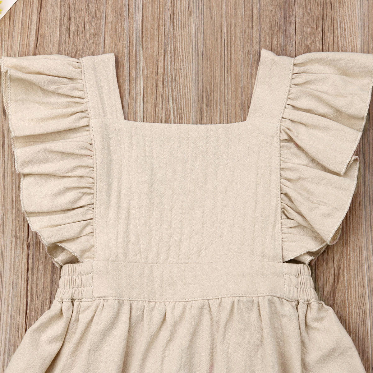Naomi Baby Girl Cotton Sleeveless Solid Dress