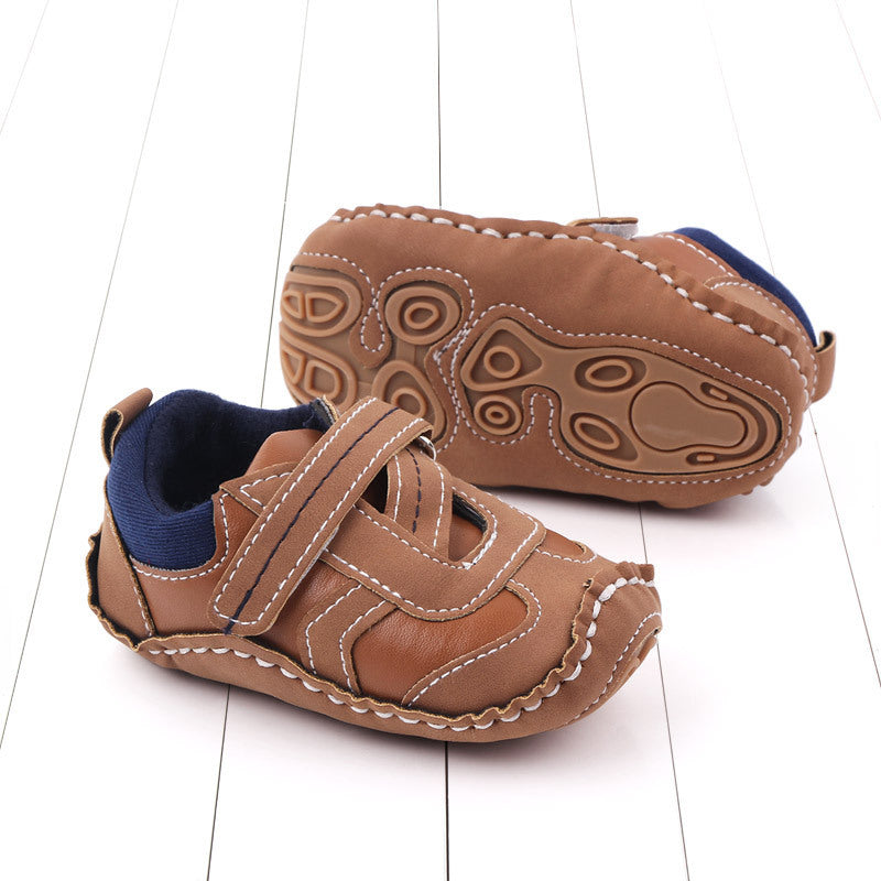 Non-slip soft maze bottom baby shoes