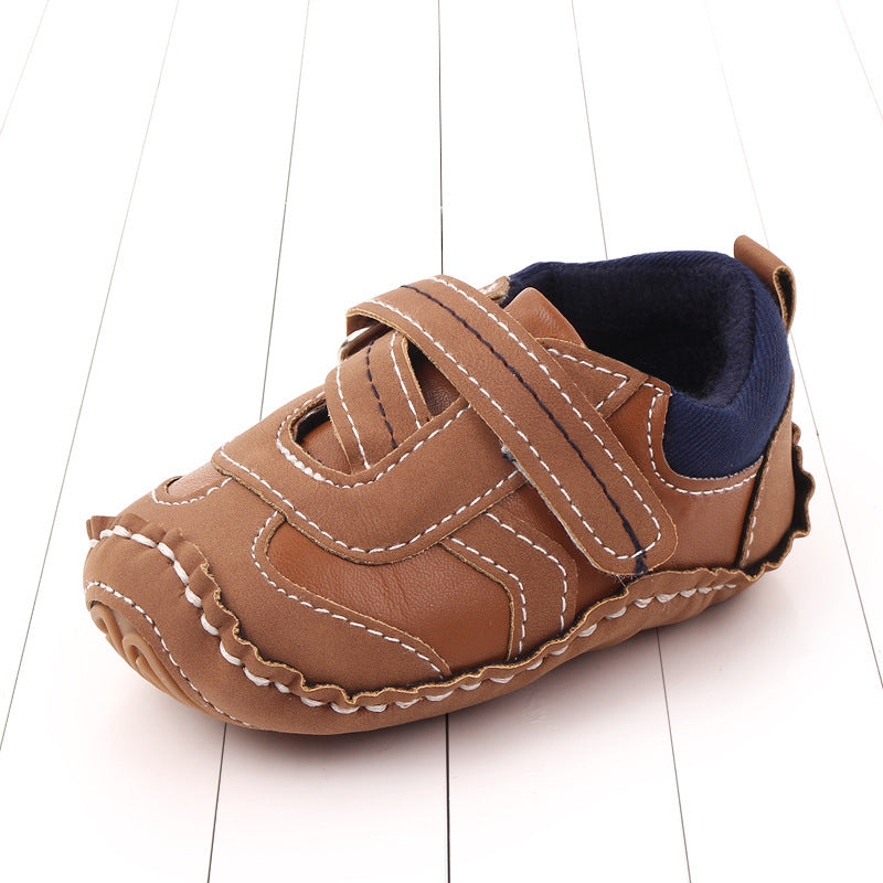Non-slip soft maze bottom baby shoes