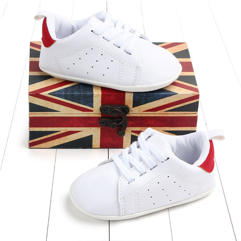 Soft soles for baby's walking shoes