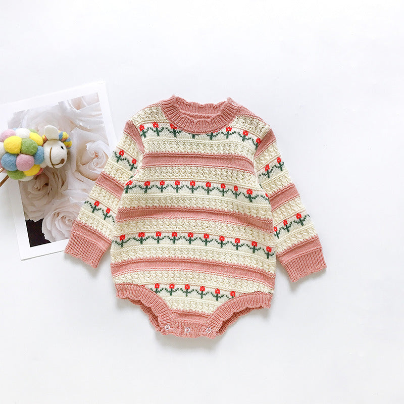 Baby girl knitted jacket