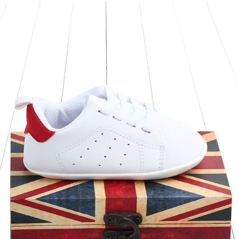 Soft soles for baby's walking shoes
