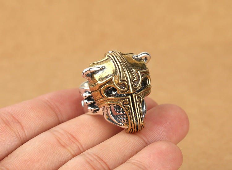 Men's Fashion Personality Gladiator Helmet Ring