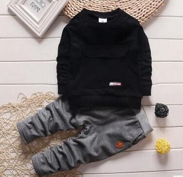 Toddler Baby Clothes Children Suit 0-3 Years Old Suit Pants Children's Sportswear Boys Girls Children's Clothing Brand