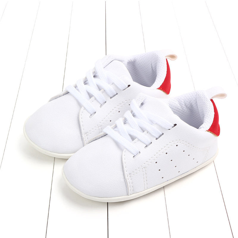 Soft soles for baby's walking shoes