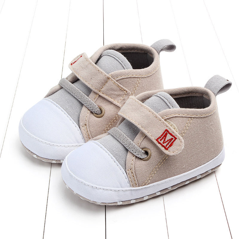 Soft sole baby canvas shoes