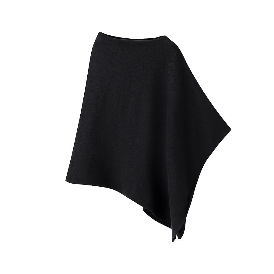 Women's French-style Minimalist Sweater Shawl