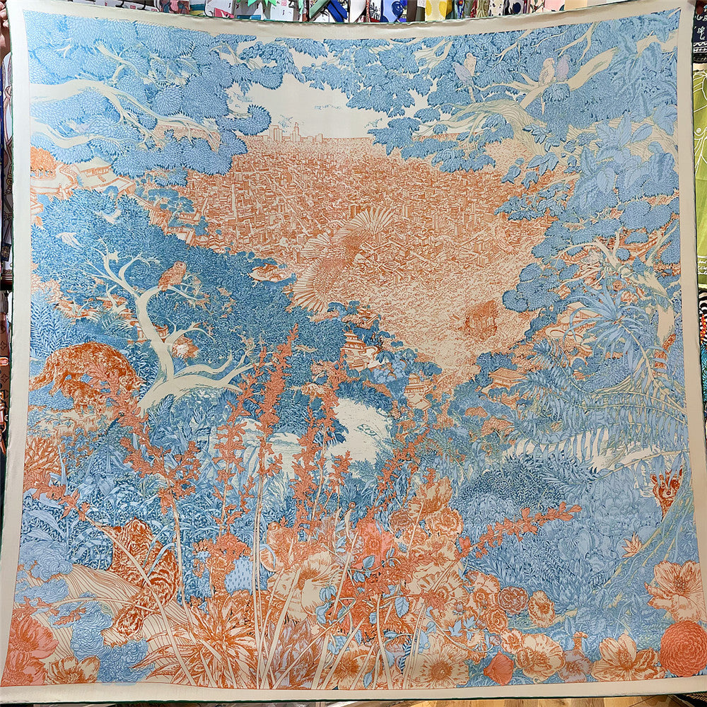 Silk-like Wool All-matching Warm Shawl Scarf