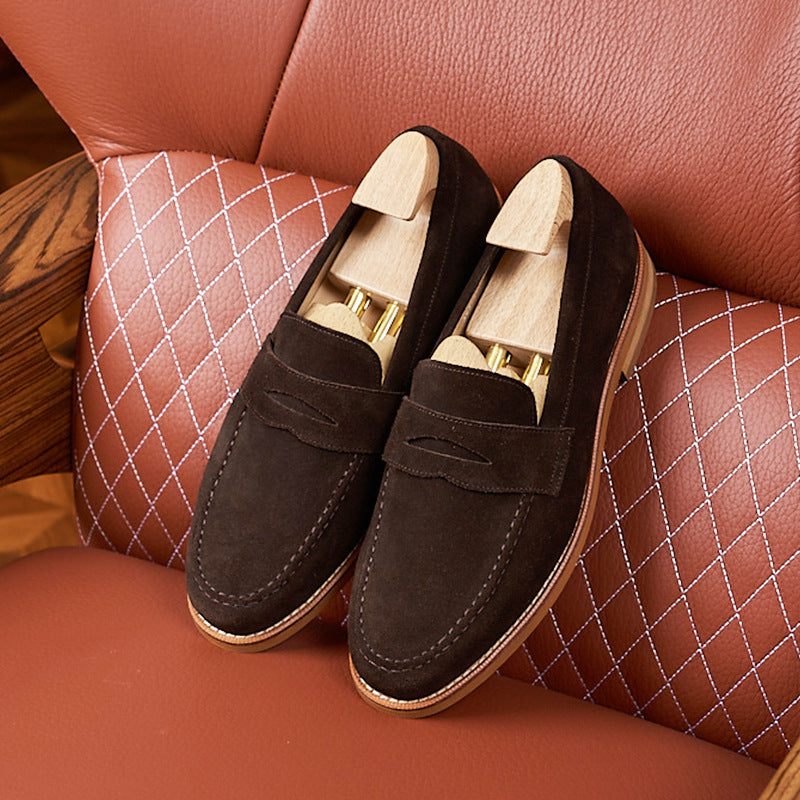 British Business Casual Men's Leather Shoes