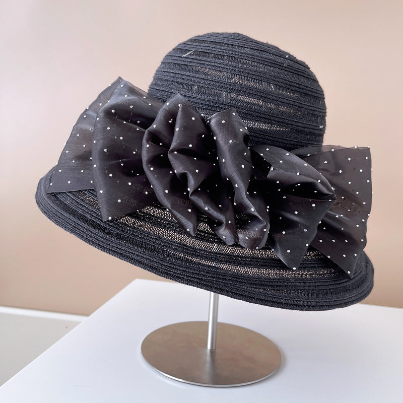 Women's Summer Breathable Sun Protection Light Imitation Linen Straw Hat
