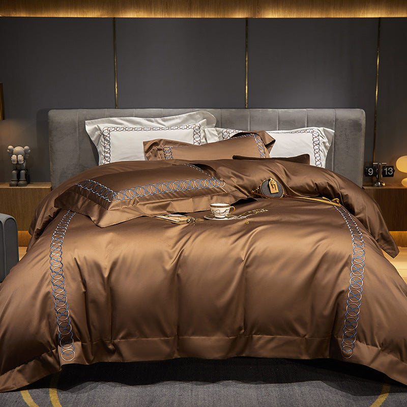 120 Pillow Cotton Four Piece Luxury Pure Cotton Duvet Cover