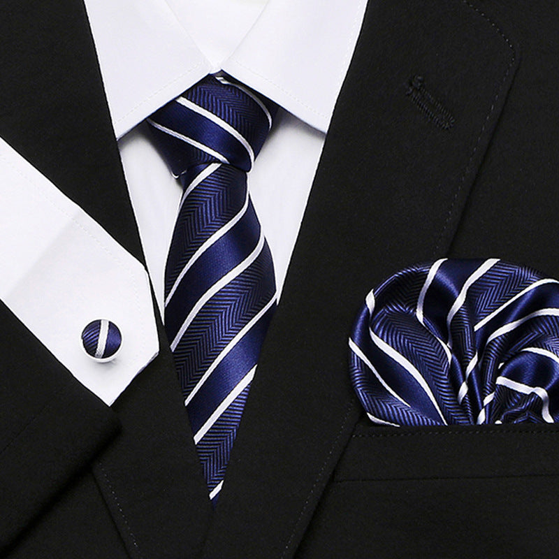 Paisley Series European And American Fashion Tie Three-piece Suit