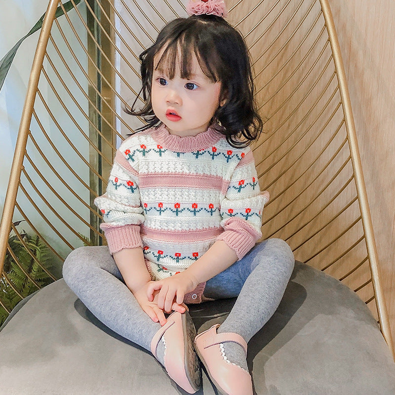 Baby girl knitted jacket