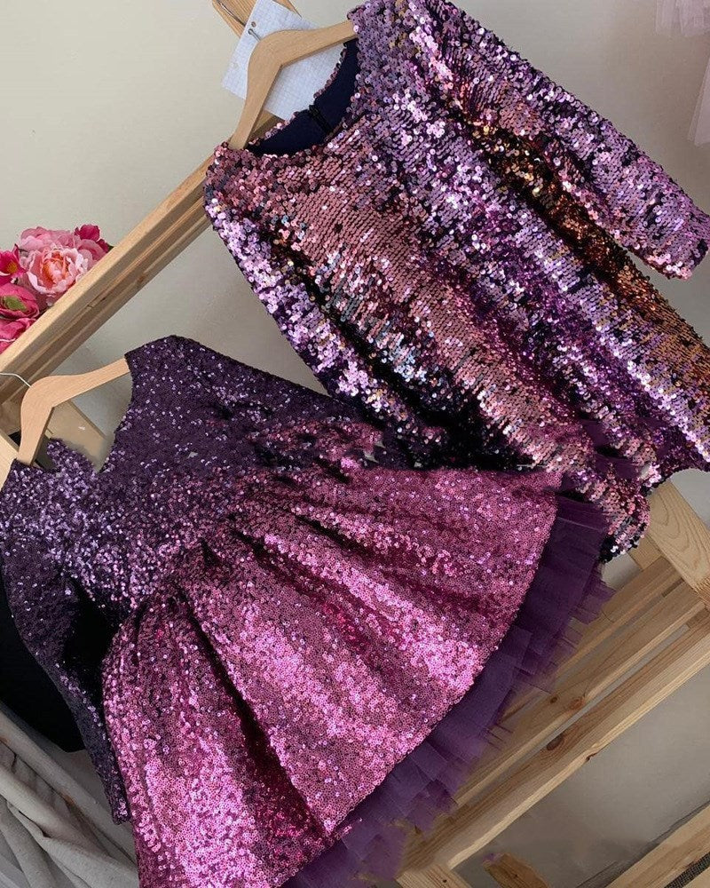 Princess Dress with gradient sequins