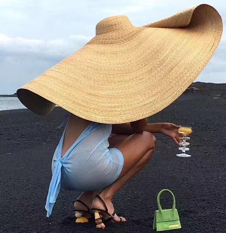 Fashion Simple Retro Big Straw Hat