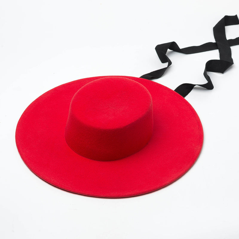 European American And British Elegant And Fashionable Woolen Hepburn Hat