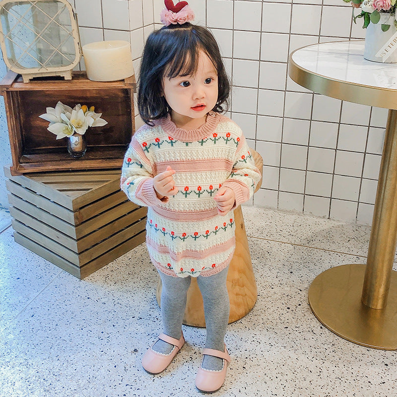 Baby girl knitted jacket