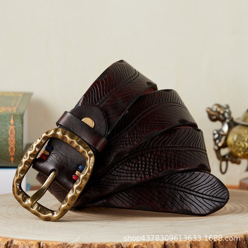 Personalized Trendy Court Belt Men