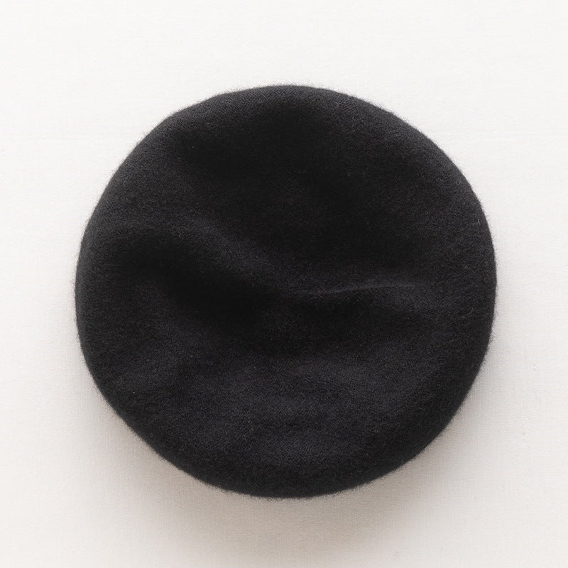 Women's Fashion Warm Thick Solid Color Cashmere Hat
