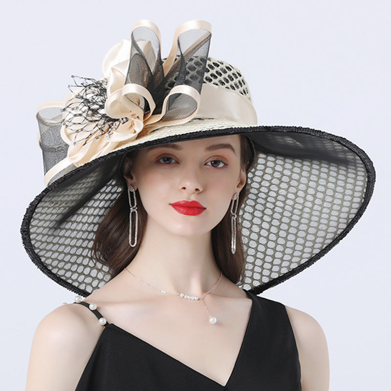 Ladies With Lace Floral Embellishments Shade