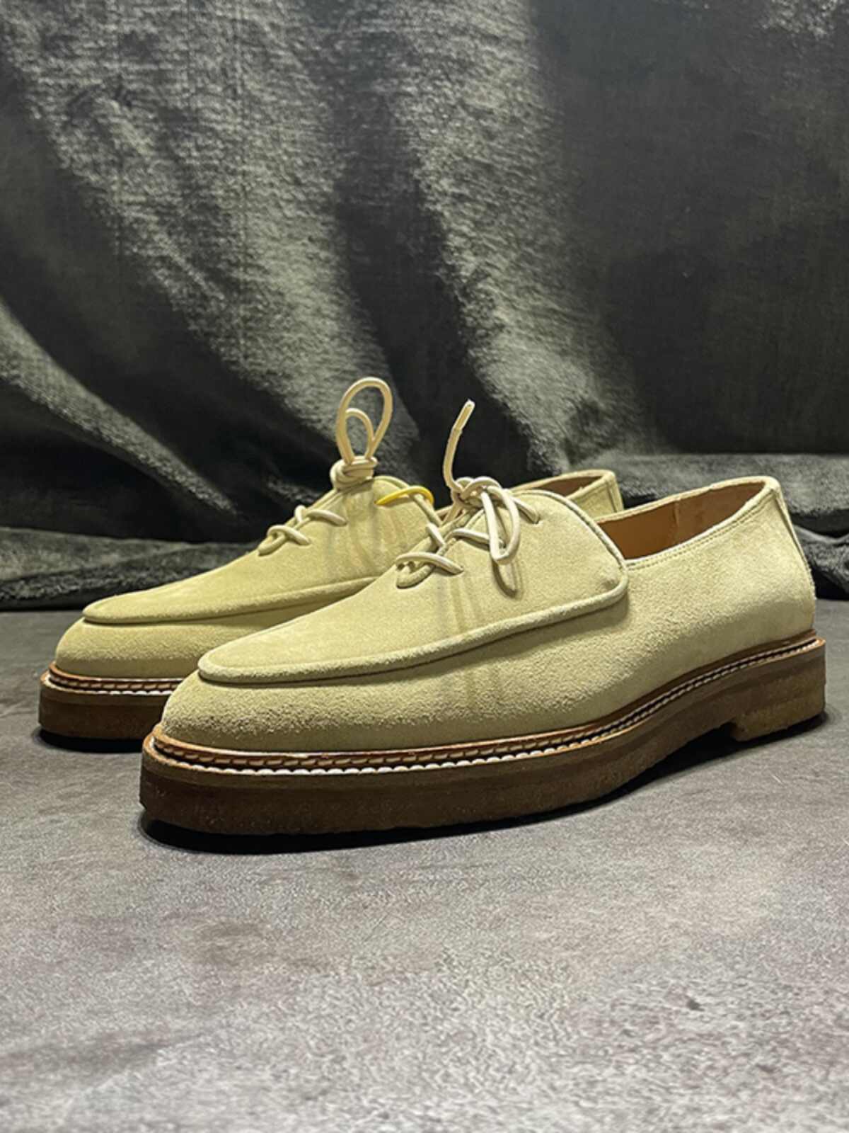 National Niche OLIVIER Yupi Men's Thick Bottom Retro Loafers