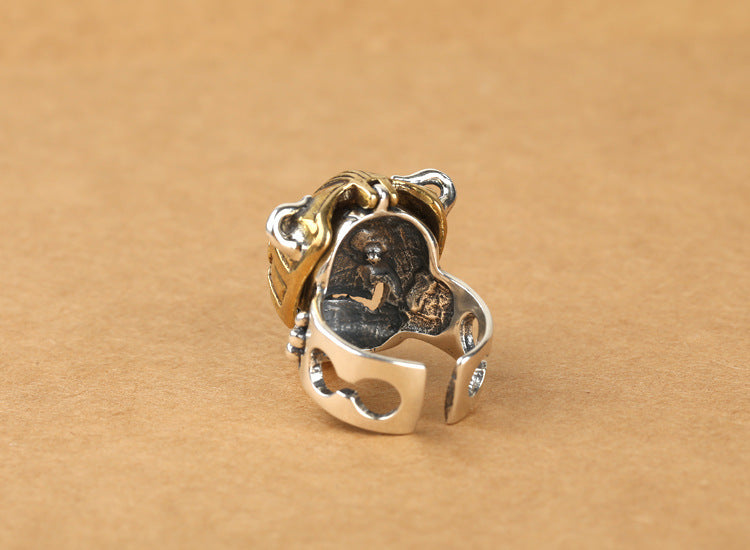 Men's Fashion Personality Gladiator Helmet Ring