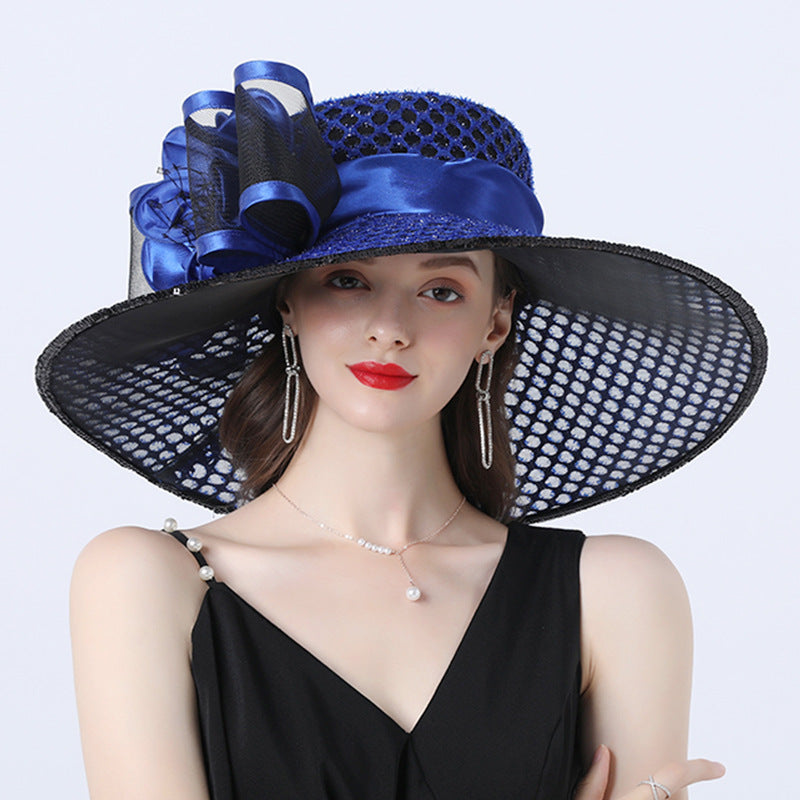 Ladies With Lace Floral Embellishments Shade