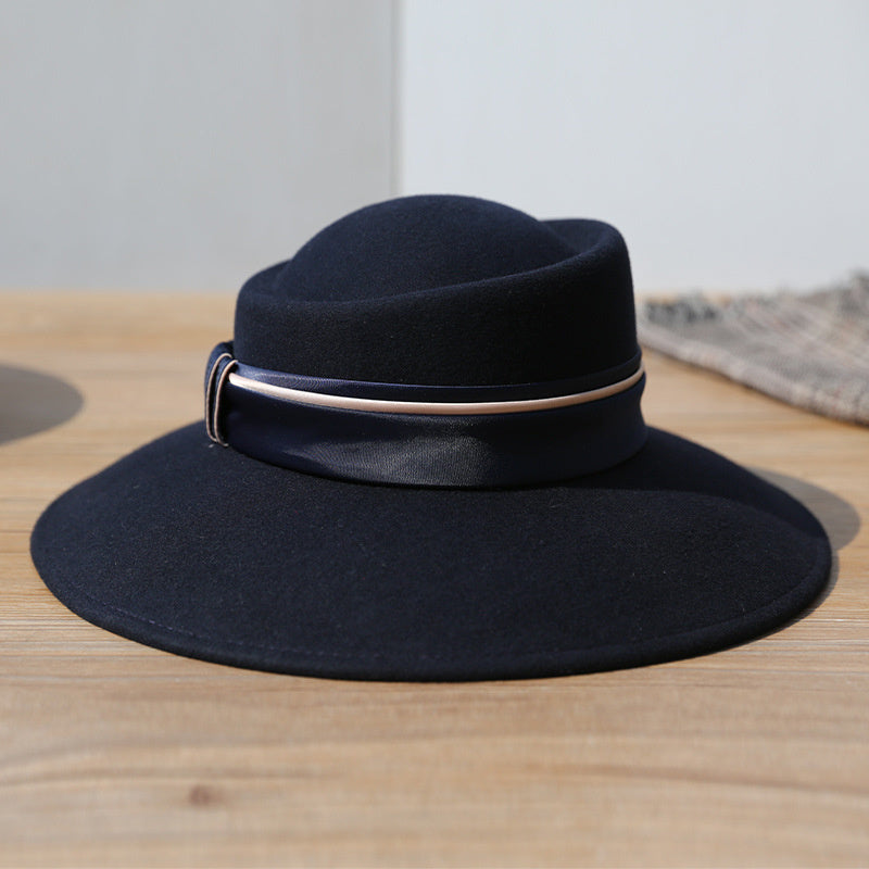 Women's Fashion Hepburn Style Autumn Warm Pot Hat