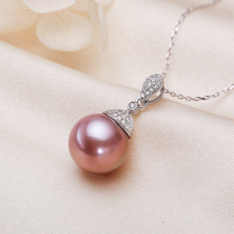 Shanxia Lake Pearl Fashion Simple S925 Silver Pendant Female
