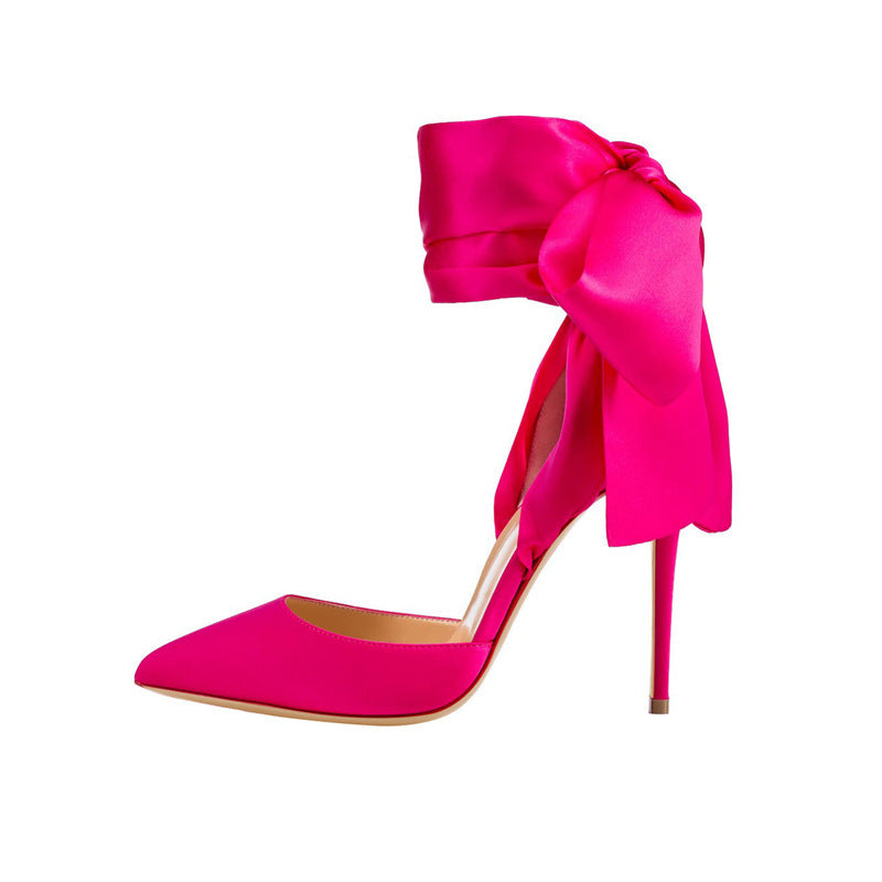 Explosive Pointed Sardinian Cross Bow High Heels