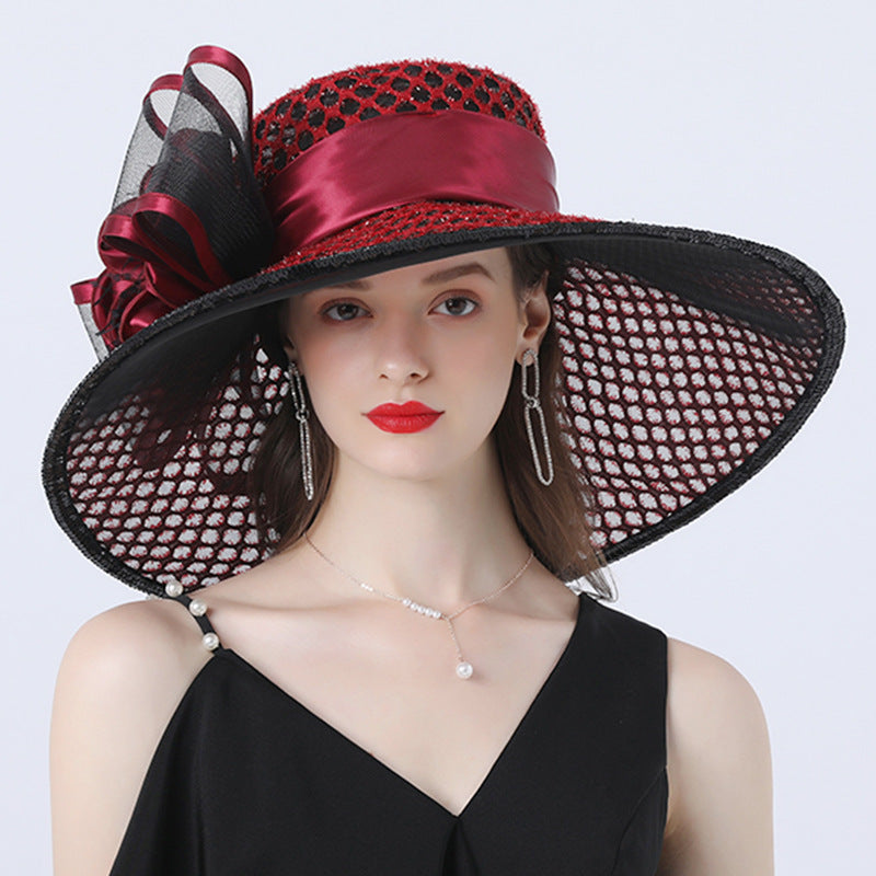 Ladies With Lace Floral Embellishments Shade
