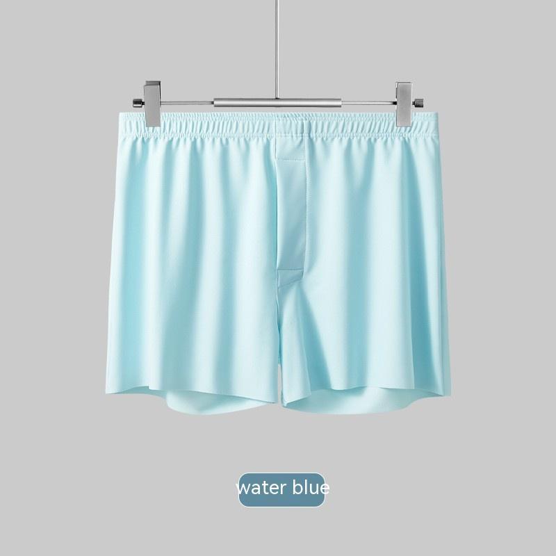 Men's Ice Silk Seamless Boxer Cool Quick-drying Beach Pants Underwear