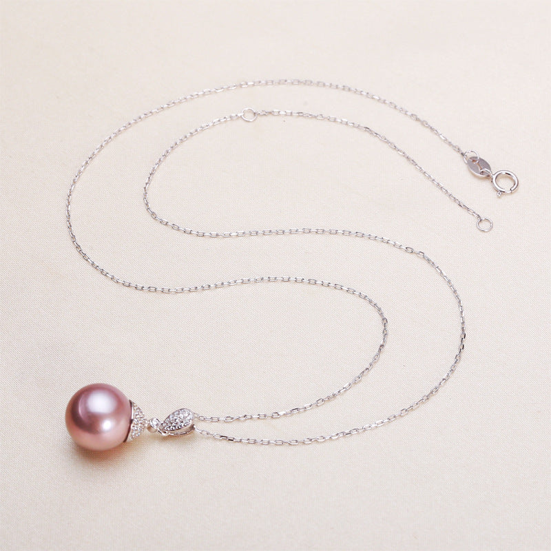 Shanxia Lake Pearl Fashion Simple S925 Silver Pendant Female