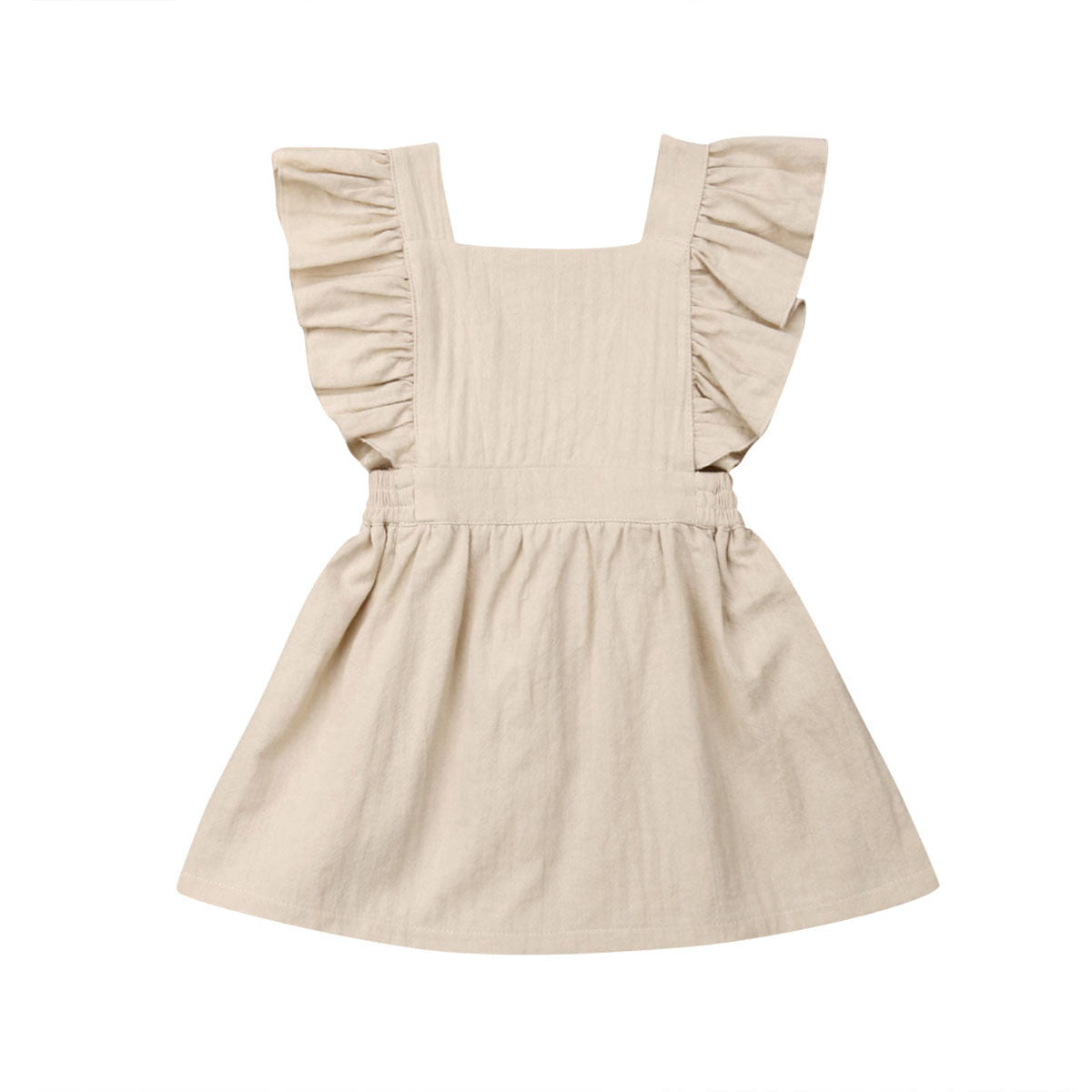 Naomi Baby Girl Cotton Sleeveless Solid Dress