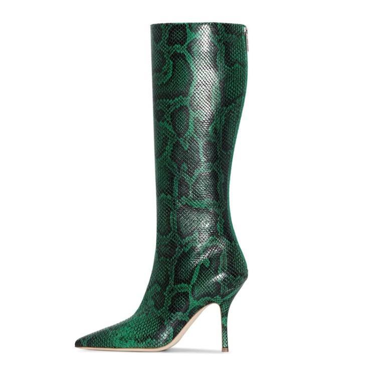 Women's High Boots But Pointy Toe Stiletto Heel