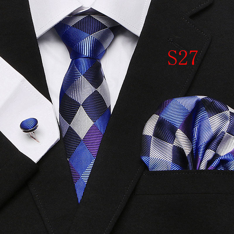 Paisley Series European And American Fashion Tie Three-piece Suit