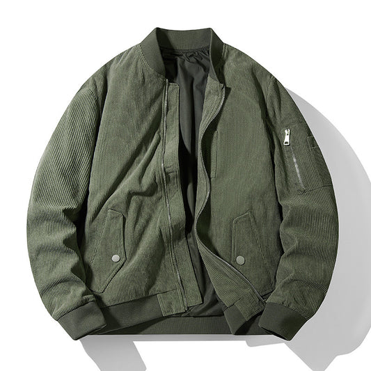 Men's Corduroy Loose Baseball Uniform