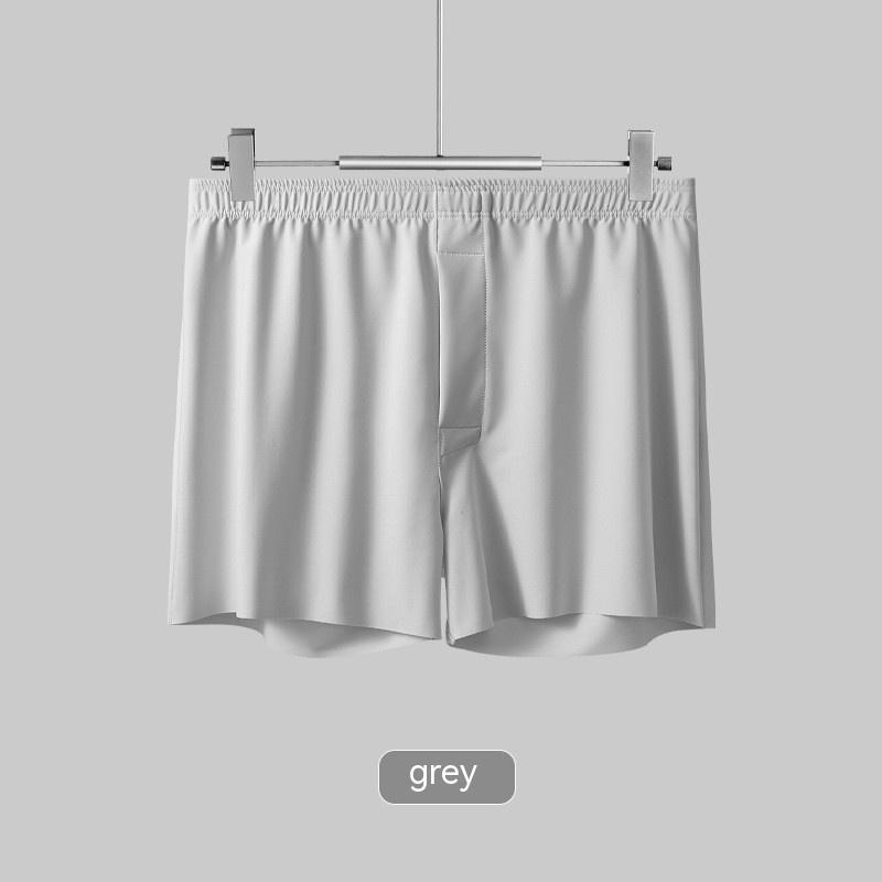 Men's Ice Silk Seamless Boxer Cool Quick-drying Beach Pants Underwear