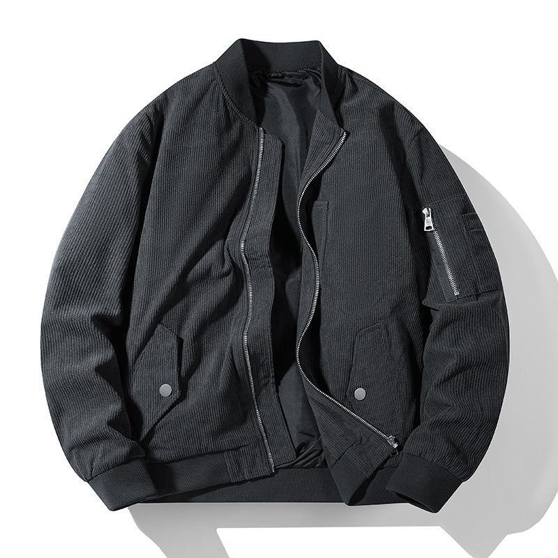 Men's Corduroy Loose Baseball Uniform