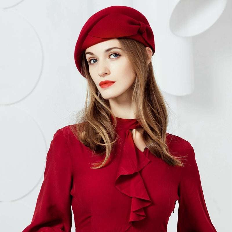 All-match Woolen Hat Sweet And Cute Street