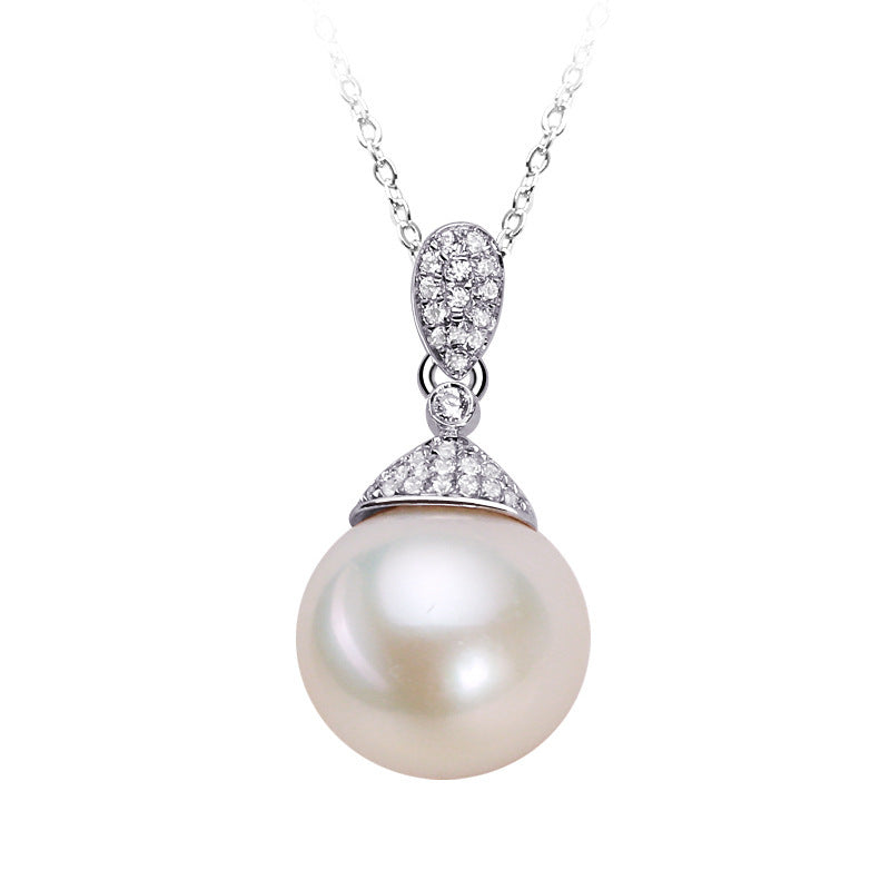 Shanxia Lake Pearl Fashion Simple S925 Silver Pendant Female