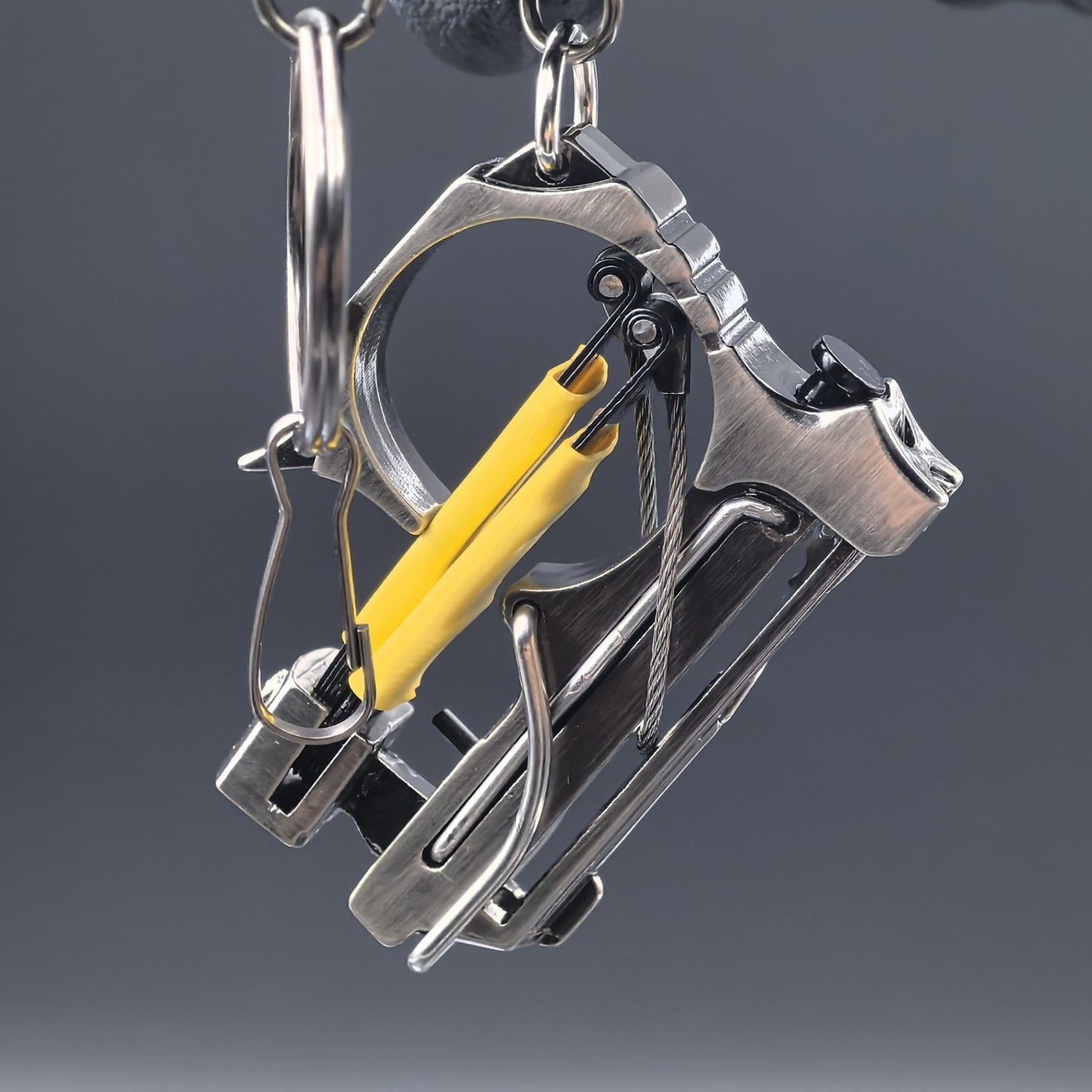 Mini Crossbow Model Keychain Retro