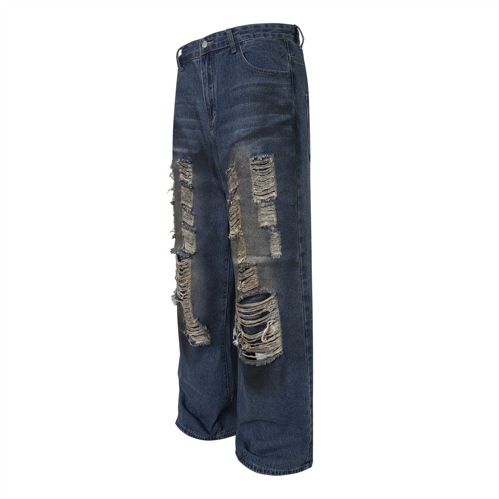Heavy Industry Ripped Jeans For Men And Women