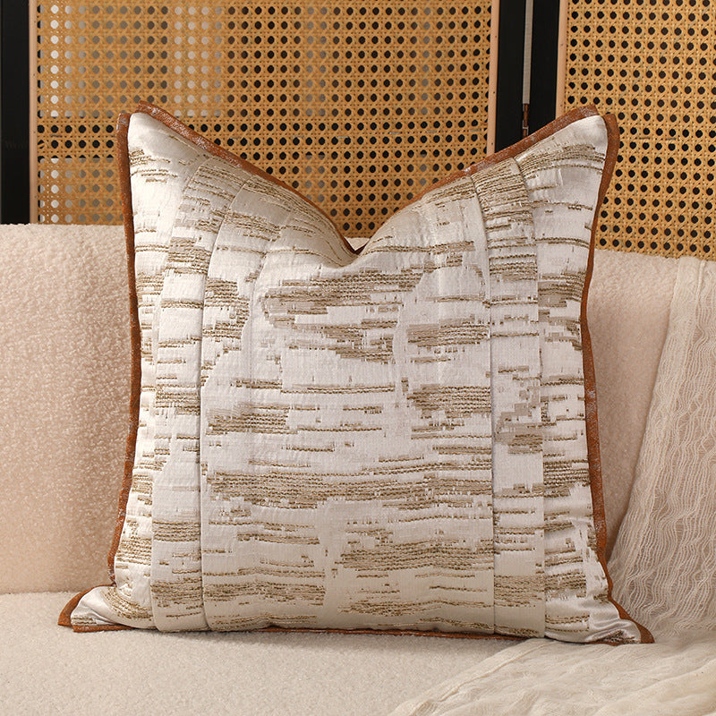 Cotton And Linen New Chinese High-end Pillow Cover