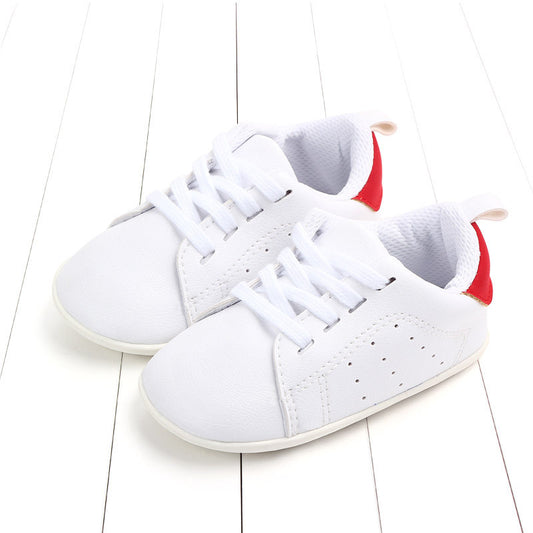 Soft soles for baby's walking shoes