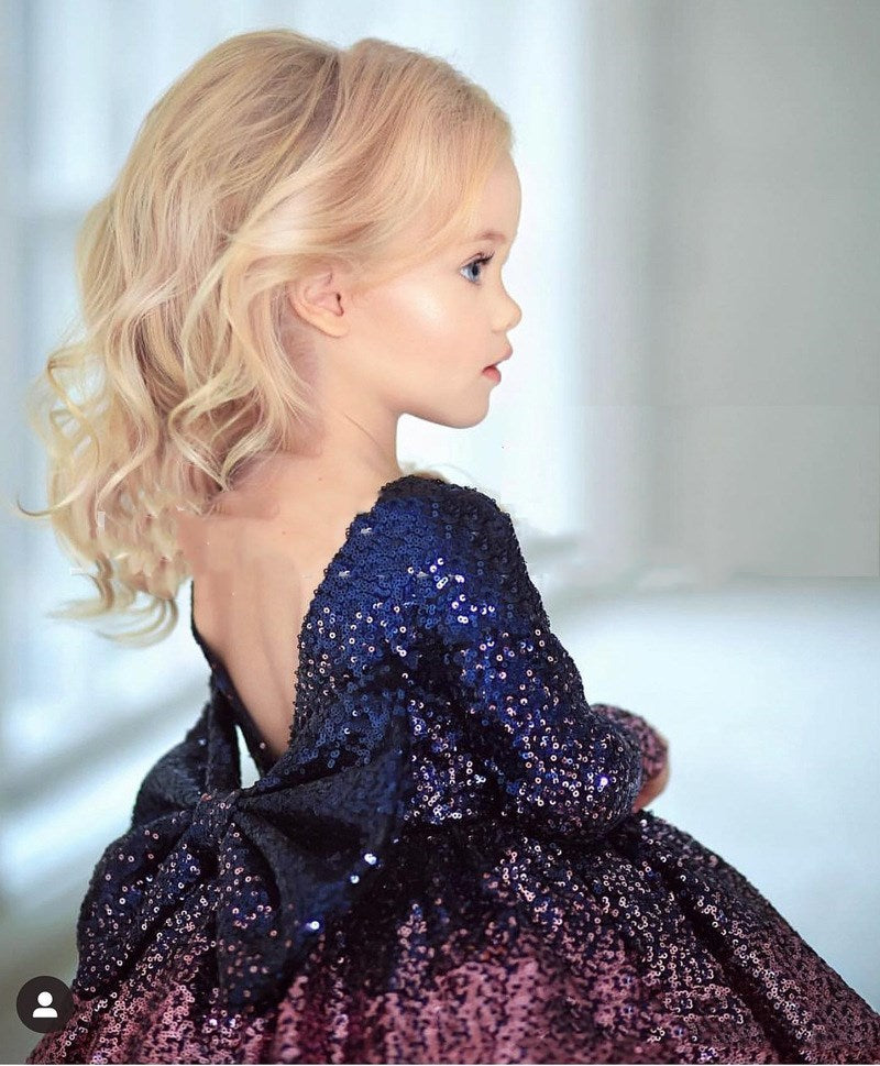 Princess Dress with gradient sequins