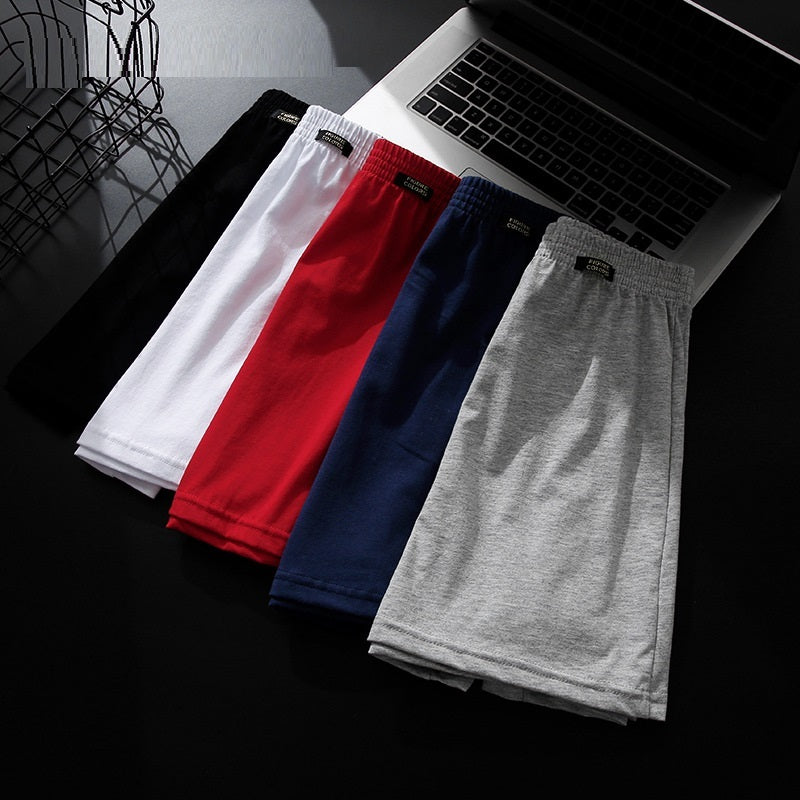 Mid-waist Three-point Loose Plus Size Cotton Boxer Men's Underwear