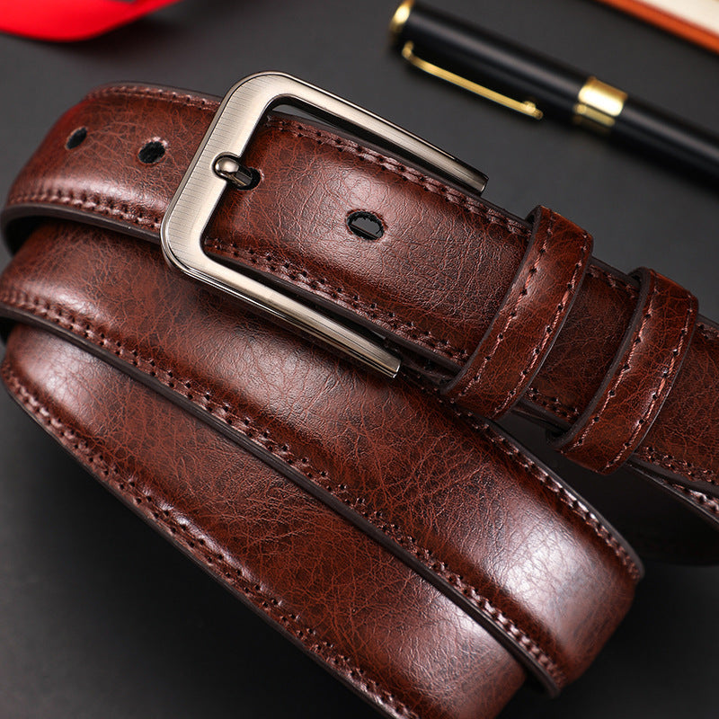 Youth Simplicity All-match Pin Buckle Pant Belt